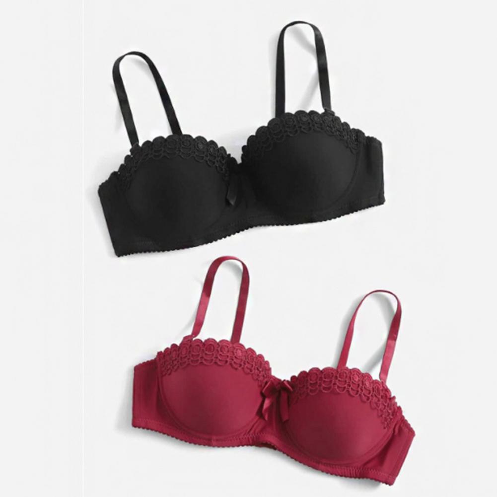 Demi Bra Balconette - 여성용 브래지어, 가슴을 지지해 주는 브래지어,
