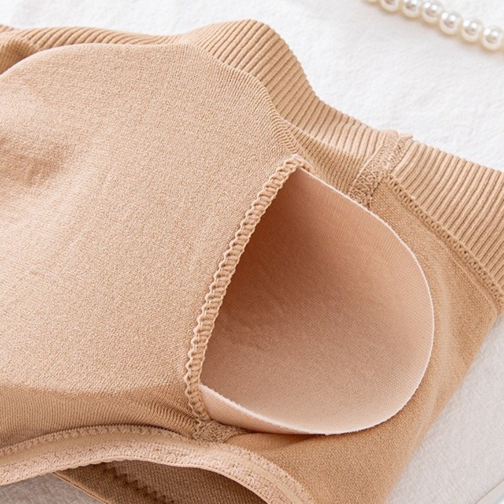 Push Up Bra Silicone - 부드러운 패딩 스트랩리스 밴도 브라, 미끄럼
