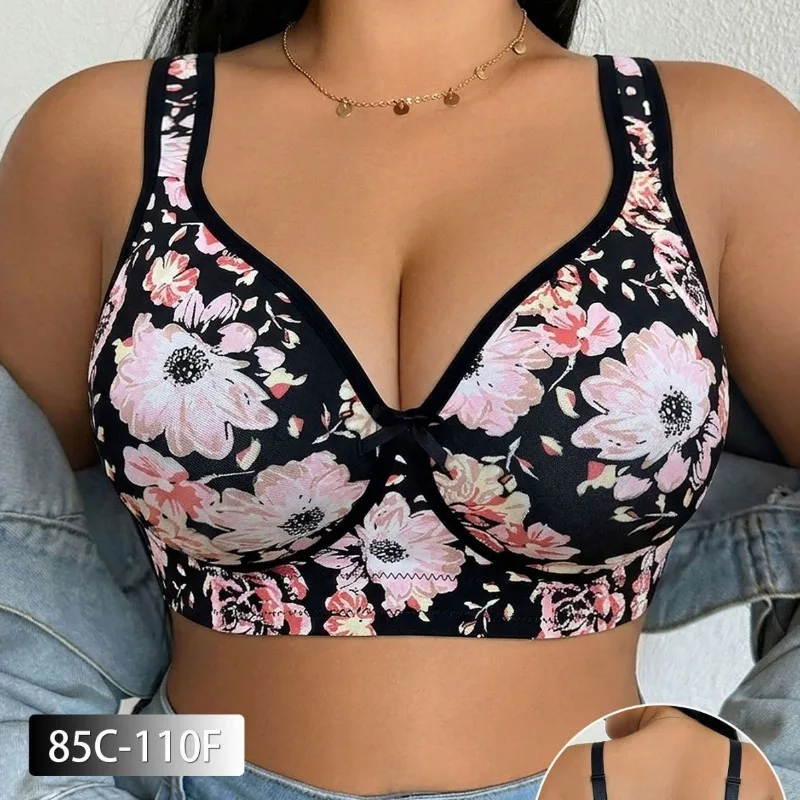 플러스 사이즈 여성용 레이스 푸쉬업 브라, 가슴을 작게 - Minimizer Bra Women 리뷰 및 가격